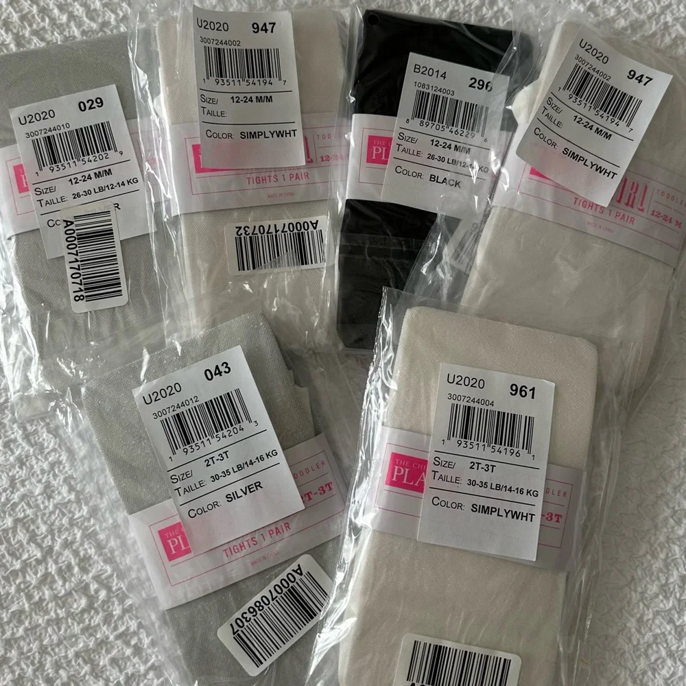 NWT Children Place Tights 6 pair bundle